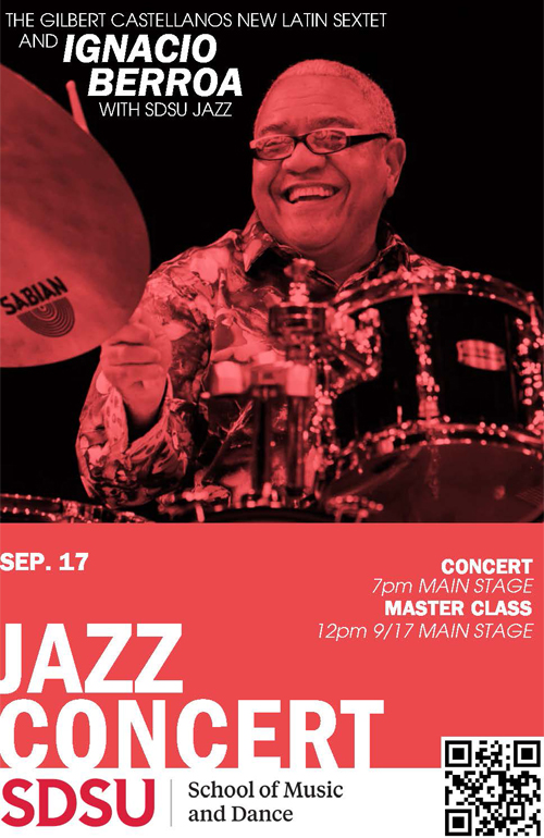 Legendary Jazz Drummer Ignacio Berroa with The Gilbert Castellanos New Latin Sextet